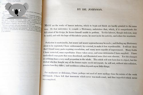 Preface by Dr Johnson