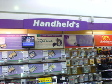 Handheld can get a bit possessive some times.