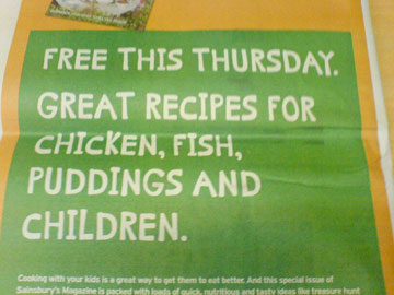 What do children taste like with garlic?