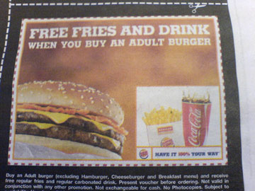 Is it a burger that has reached puberty?